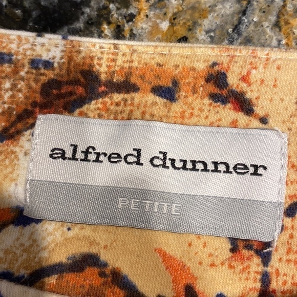 Z womens Alfred Dunner casual floral stretch 3/4 sleeve top size XLP - Picture 3 of 3